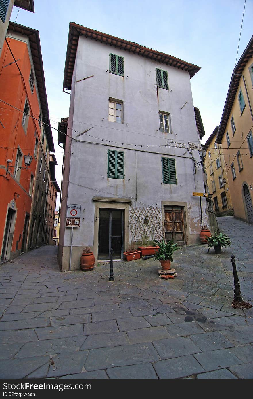 Barga, In The Province Of Lucca, Italy