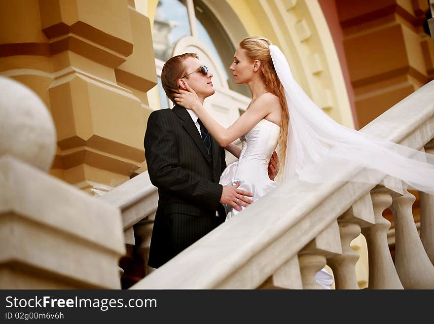 Romantic image of attractive couple. Romantic image of attractive couple