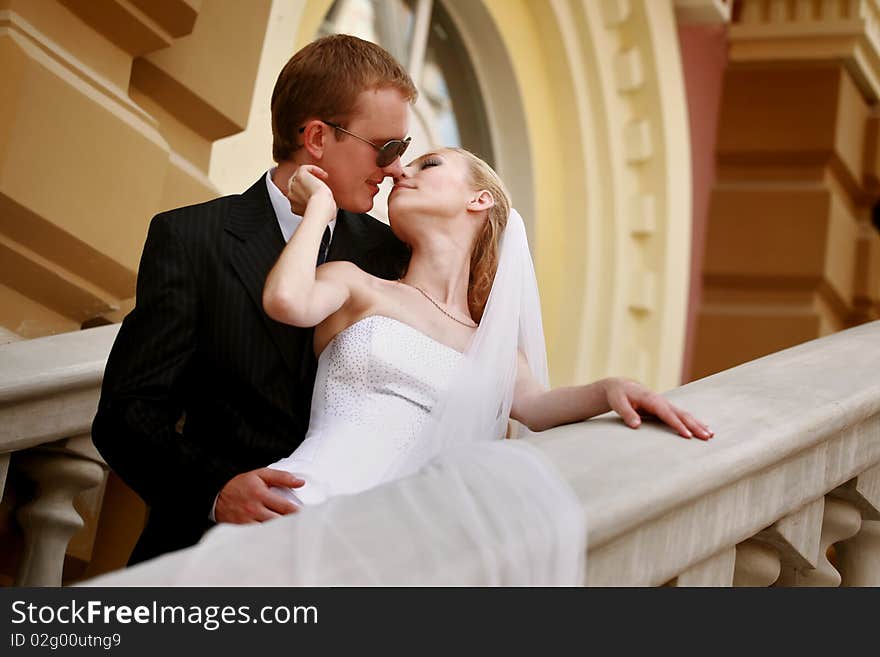 Romantic image of attractive couple. Romantic image of attractive couple