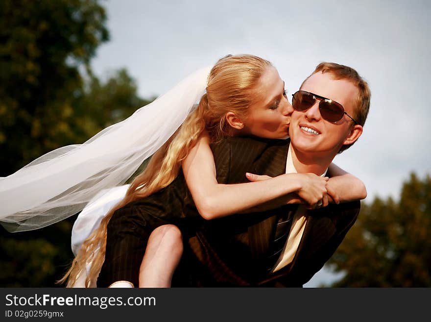 Romantic image of attractive couple. Romantic image of attractive couple