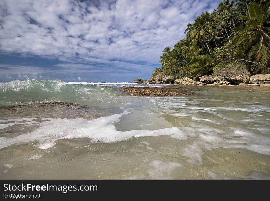 Playa Grande, secluded lagoon in Dominicana