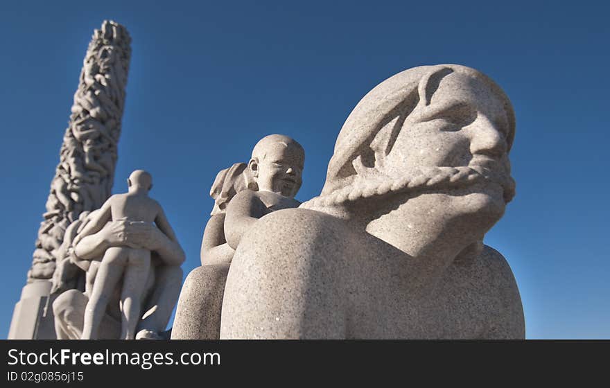 Sculpture in Oslo, Norway