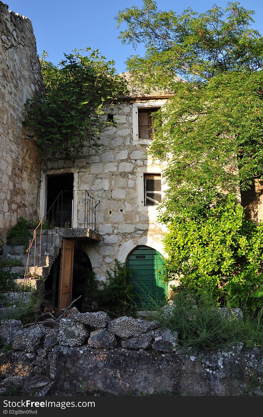 Old house in village Biokovo - Croatia.