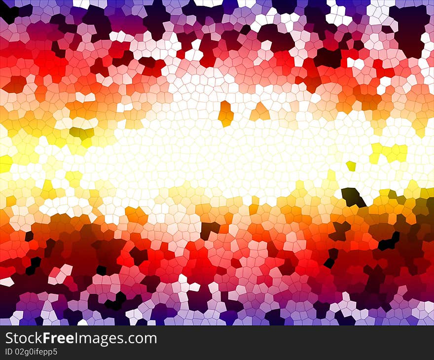 Abstract Colorful Mosaic Wallpaper