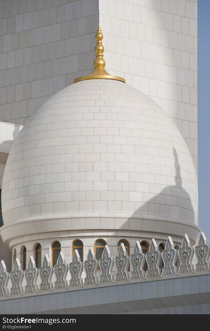 The dome at a mosque