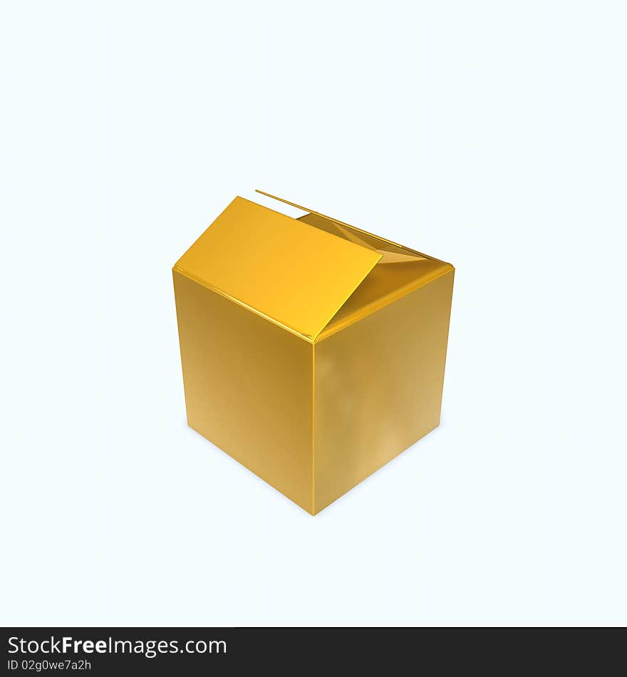 3d image of a box.