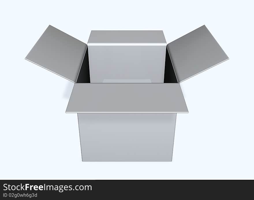 3d image of a box.