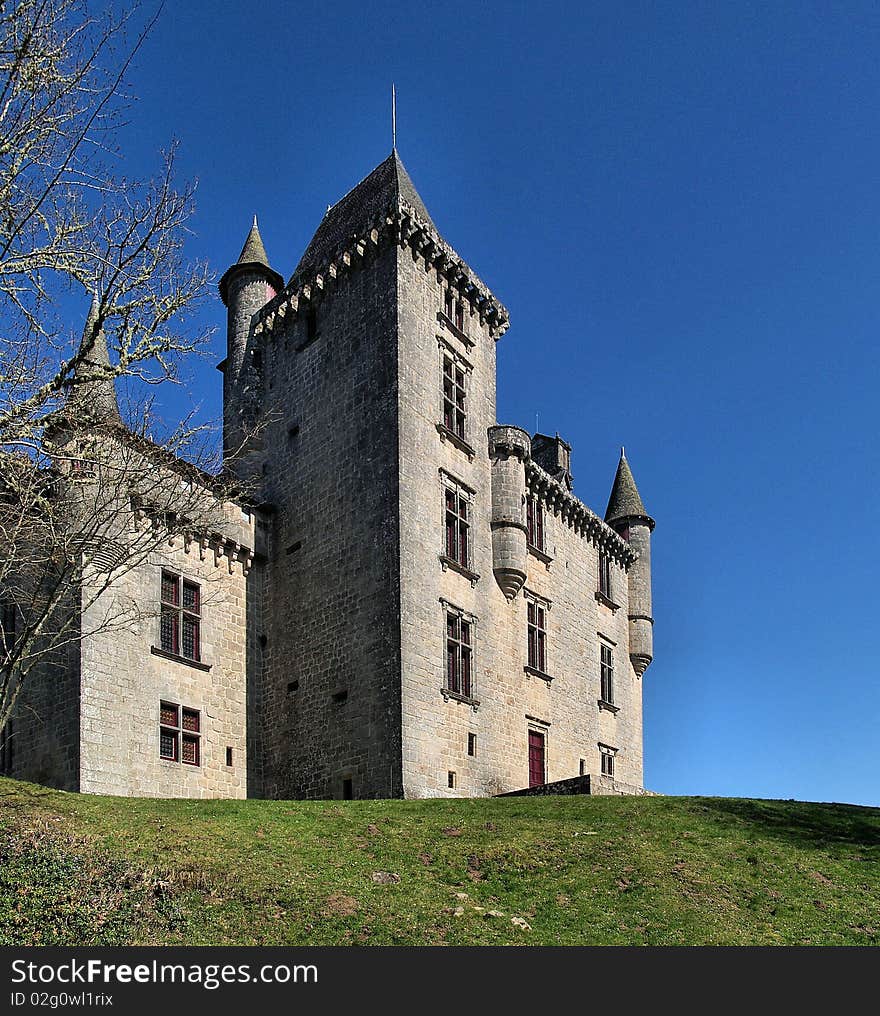 Chateaux de Sedieres in the correze area of Limousin. France