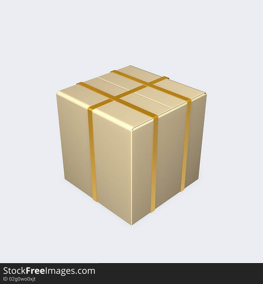 3d image of a box.