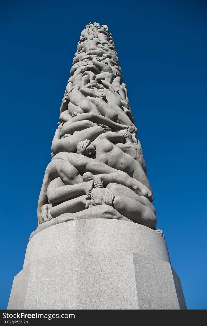 Statue in a Park of Oslo