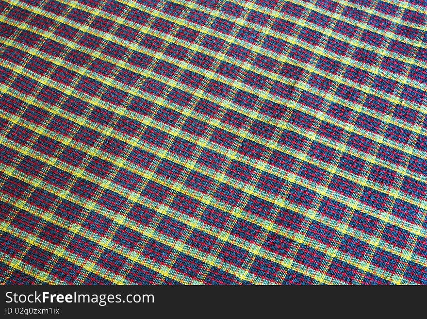 Coloured Fabric Background