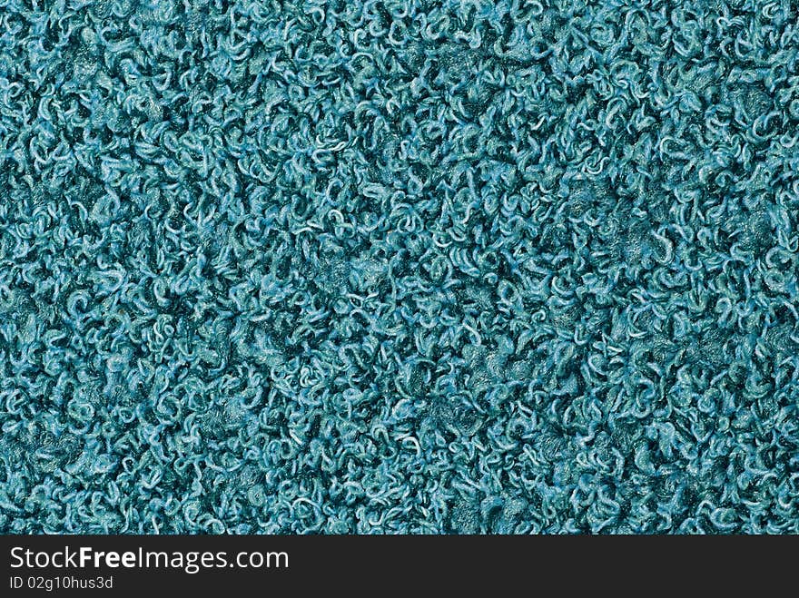 A closeup of the loop carpet