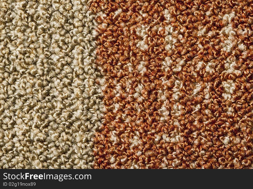 Closeup of acarpet with knots forming a texture. Closeup of acarpet with knots forming a texture