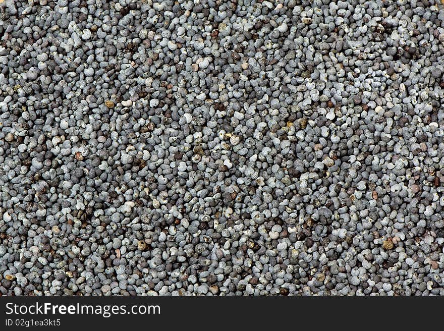 Background of poppy seeds