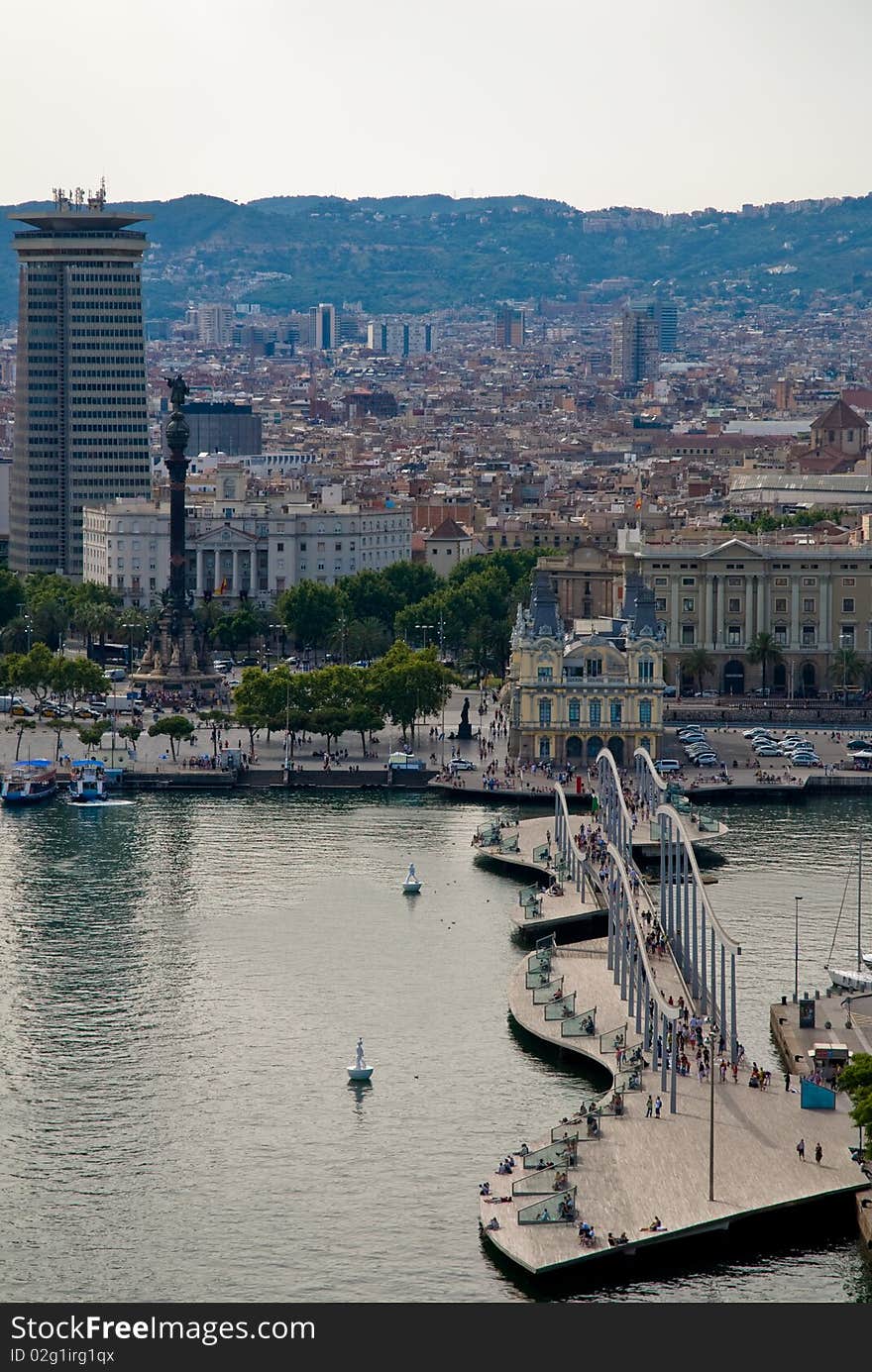 Rambla del mar, Barcelona