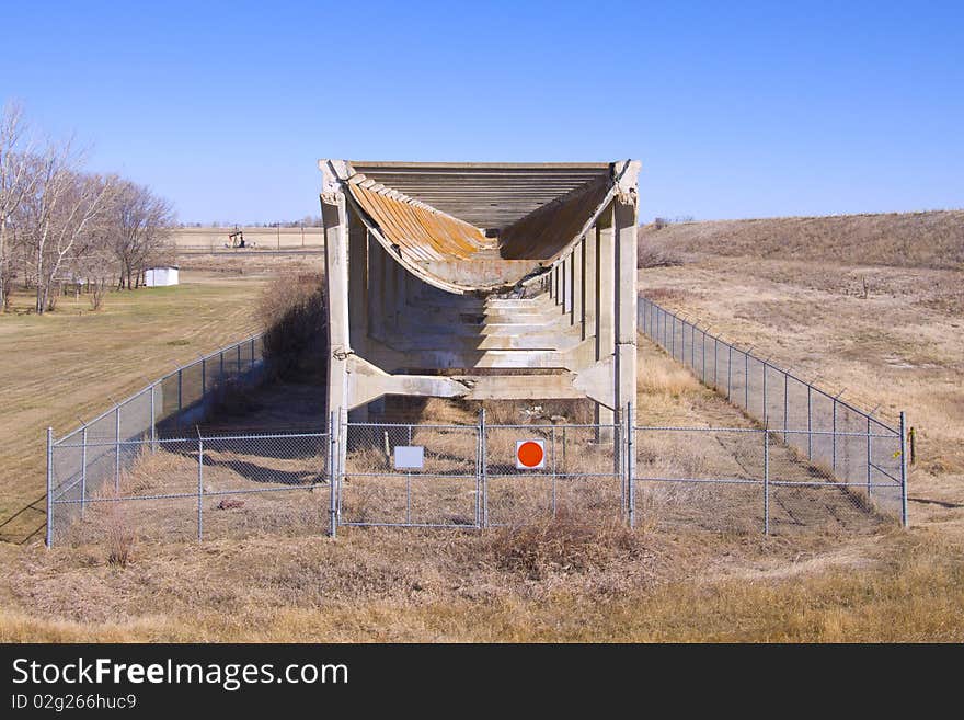 Decommissioned Irrigation Aqua-duct