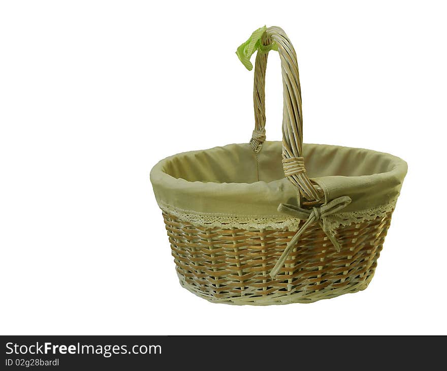 Basket on a white background.basket
Isolated on white background