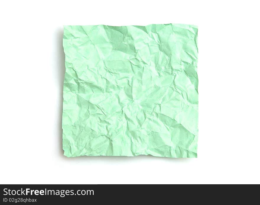 Crumpled Note Paper