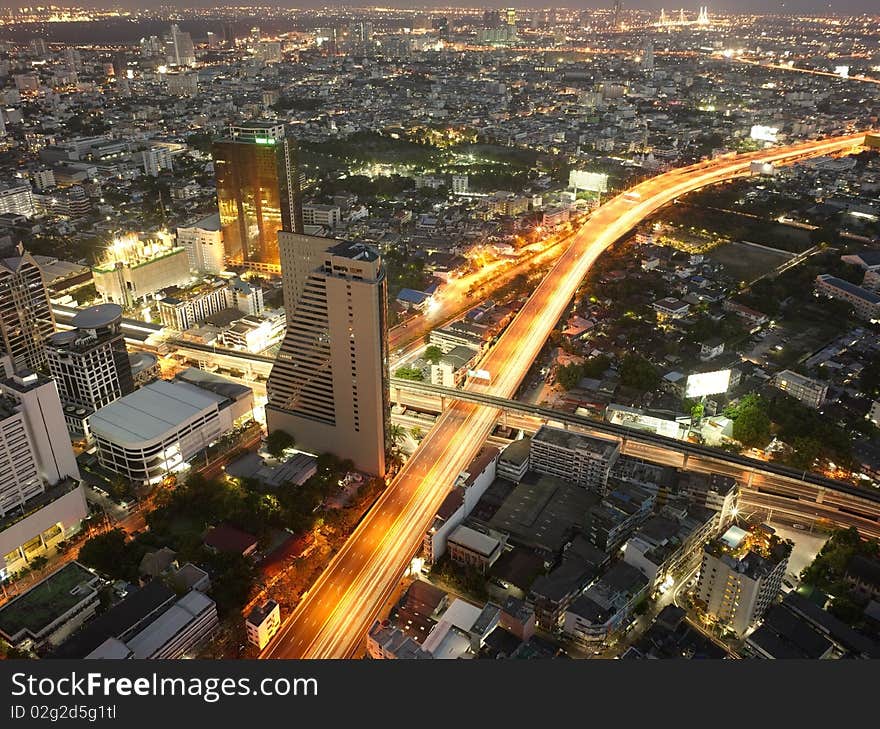 Bangkok from the State building