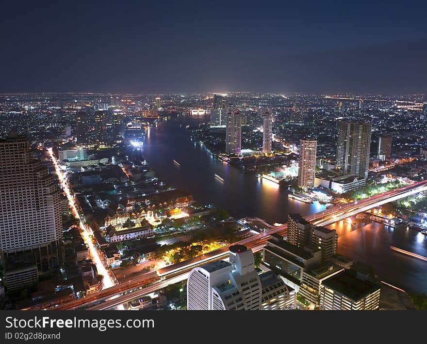 Bangkok From The State Building