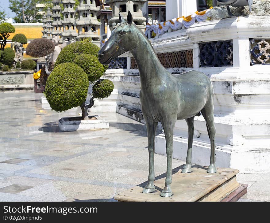 Wat Suthat Royal Temple In Bangkok