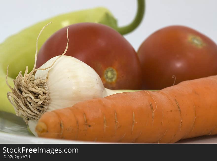 Fresh vegetables with natural vitamins.