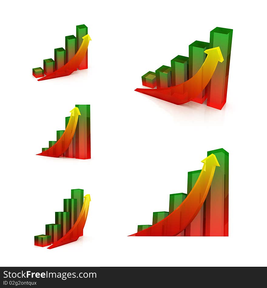 Diagram in five different kinds. Diagram in five different kinds