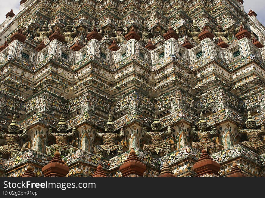 This is Wat Arun at bangkok in thailand