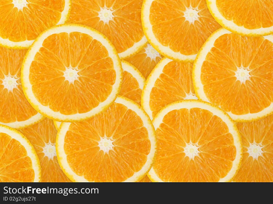 Juicy orange fruit background