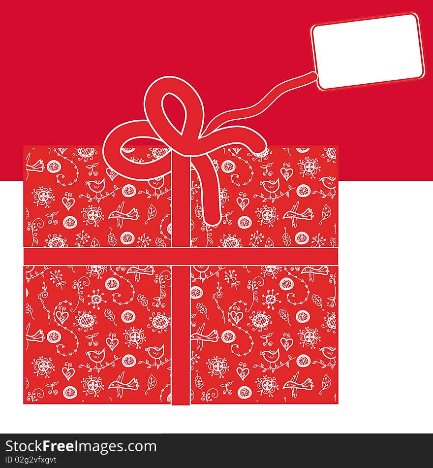 Holidays gift box