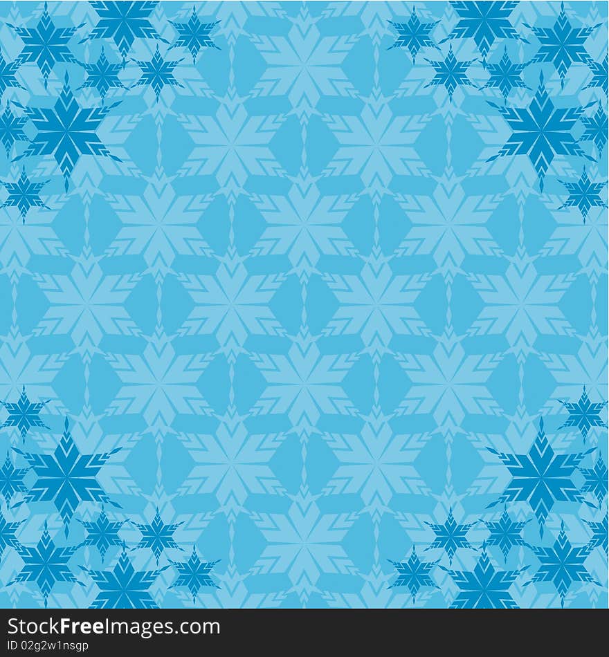 Background with snowflakes