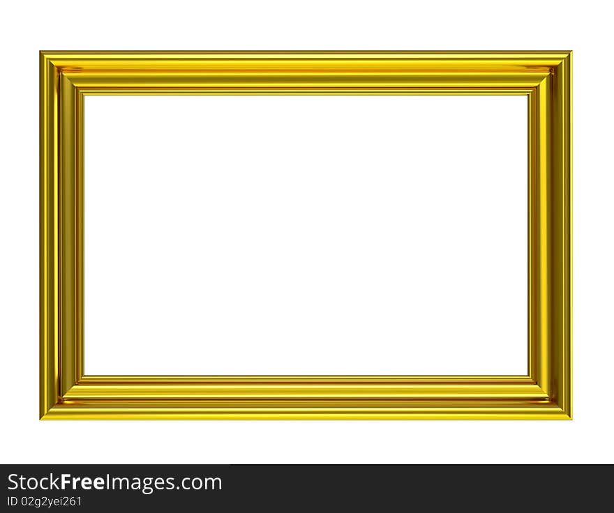 Golden frame