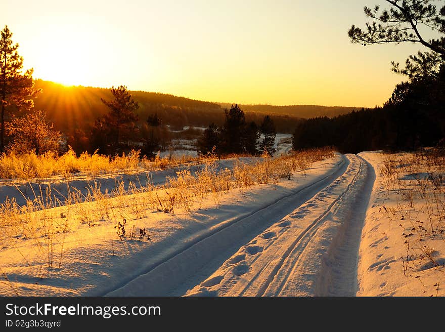 Winter road