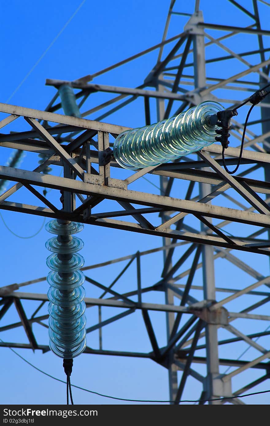 Insulator on a energy tower