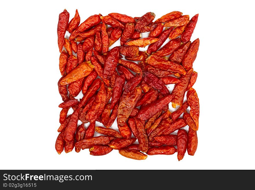 Dried red chili pepper