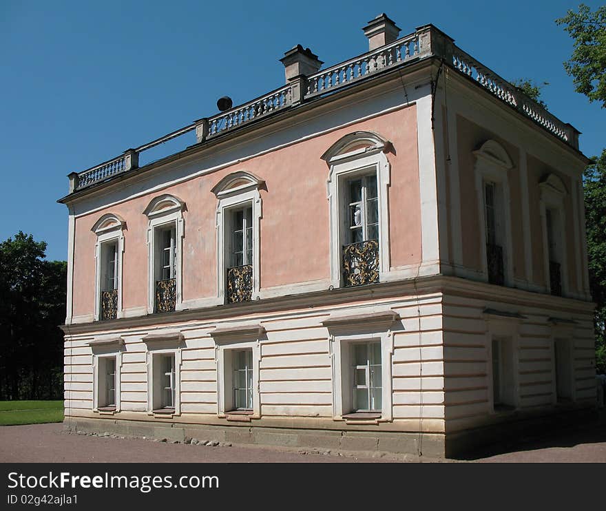 Oranienbaum ensemble Petershtadt, the palace of Peter the Third