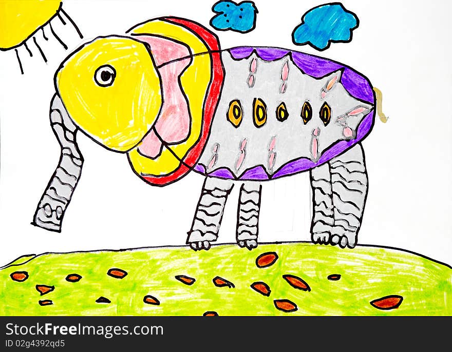 Colorful Elephant