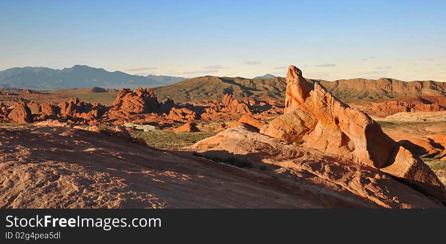 Red rock formations in one of Nevada's state parks. Red rock formations in one of Nevada's state parks.