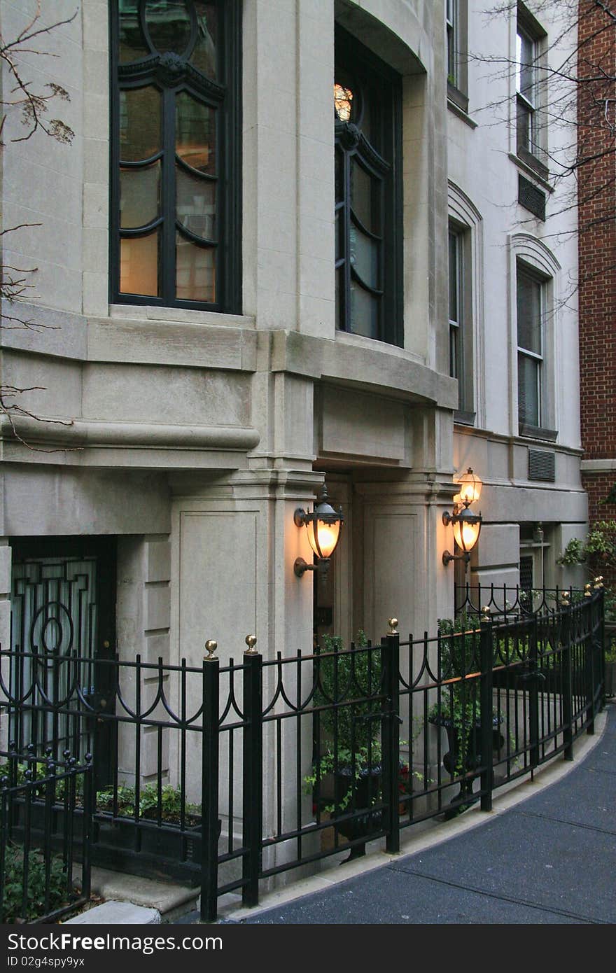 Apartment building in New York, Manhattan