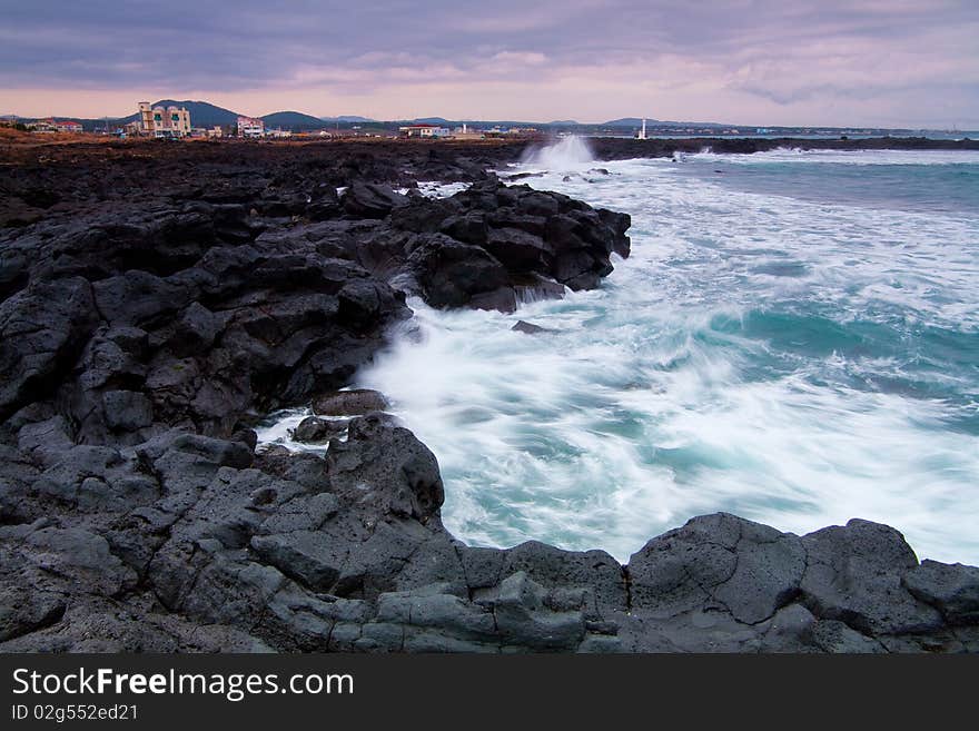 The Buatiful Seascape In Korea