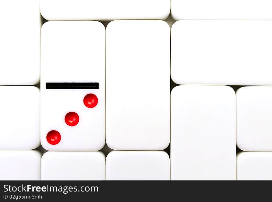 Background of Chinese domino tiles