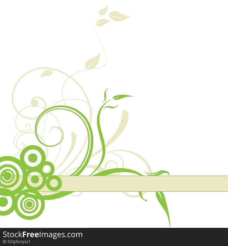 Abstract flowers background with place for your text. Abstract flowers background with place for your text