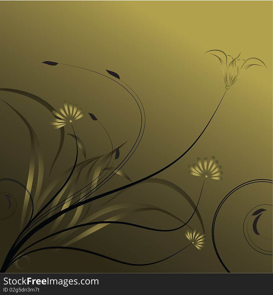 abstract floral background