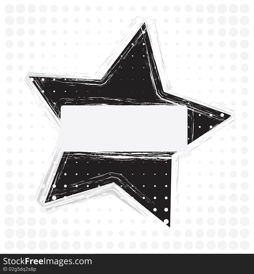 Grunge star  design