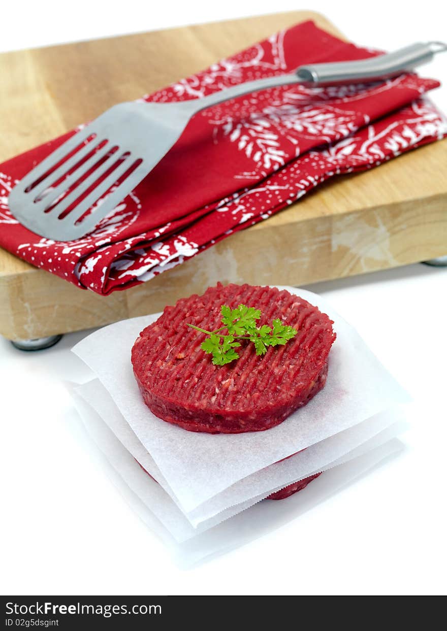 Raw Beef Patties