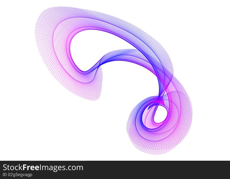 Abstract Lines & Waves Background Design