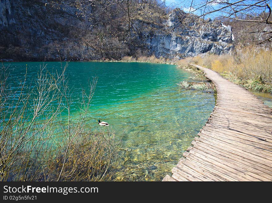 Plitvice lakes in croatia