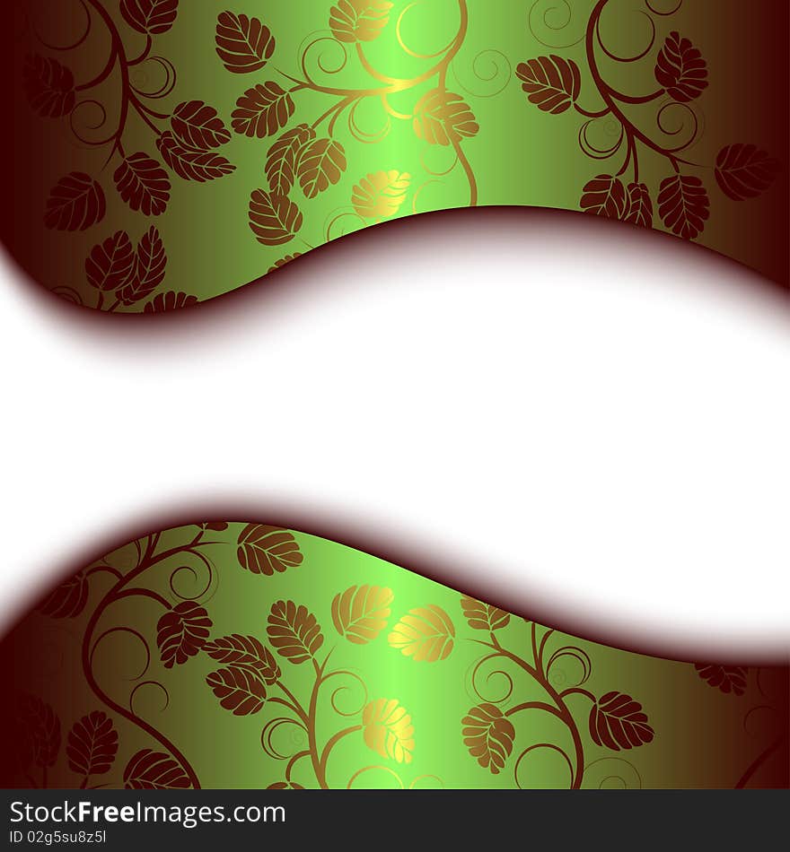 Abstract floral background, vector illustration