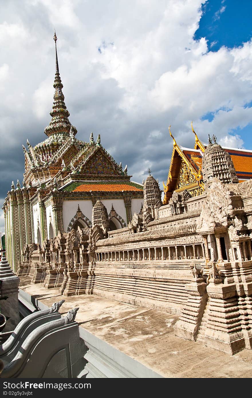 Wat Pra kaeo Temple Palace, Bangkok Thailand. Wat Pra kaeo Temple Palace, Bangkok Thailand