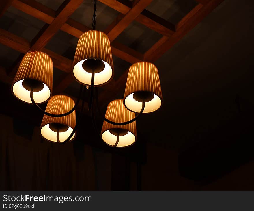 Chandelier, luxury decoration and lighting